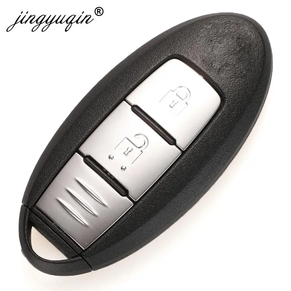 Jingyuqin-S180144102-2BTN-433-92MHz-4A-pcf7953M-chiave-a-distanza-per-auto-per-NISSAN-x-trail.jpg Keyforkess S180144102 2BTN 433.92MHz 4A pcf7953M chiave a distanza per auto per NISSAN x-trail Qashqai Pulsar 2014-2017 Smart Keyless Entry - Jingyuqin S180144102 2BTN 433 92MHz 4A pcf7953M chiave a distanza per auto per NISSAN x trail