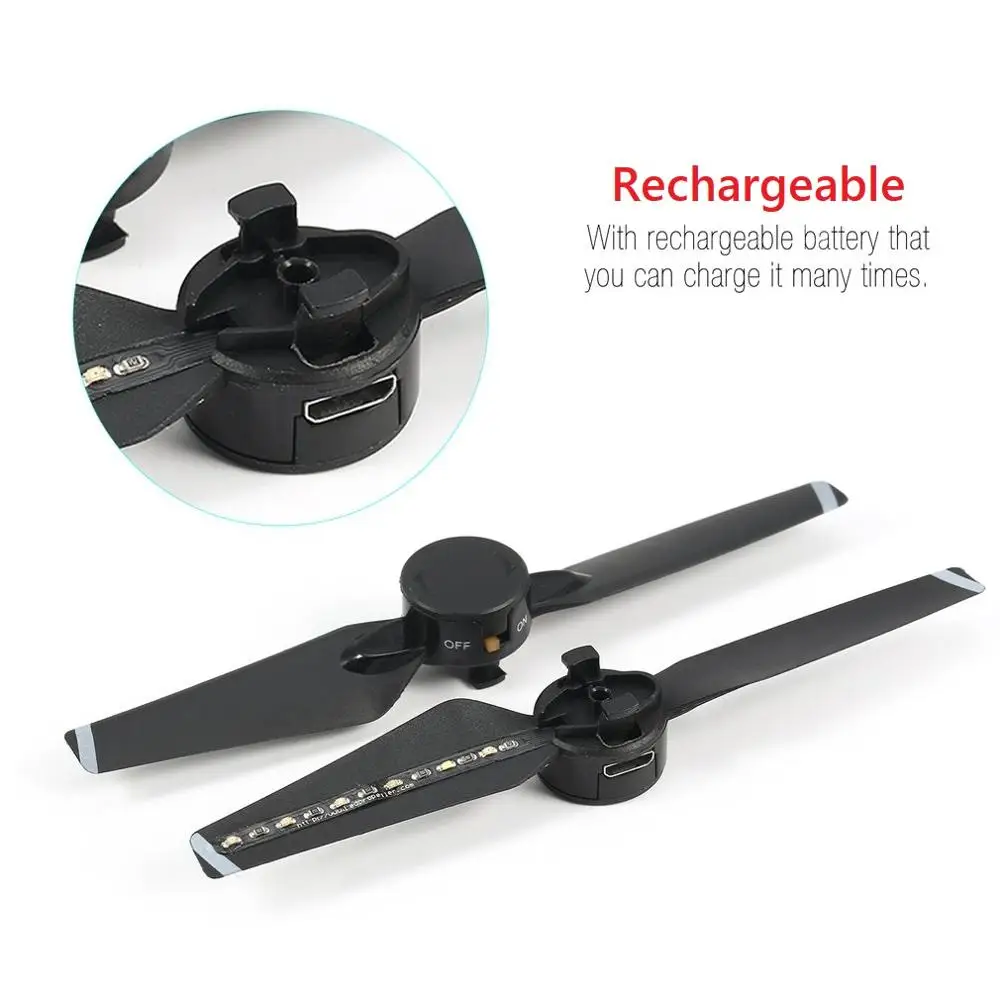 4730 светодиодный пропеллеры для вспышки CW CCW запасные части DJI Spark RC Drone Quadcopter Aircraft