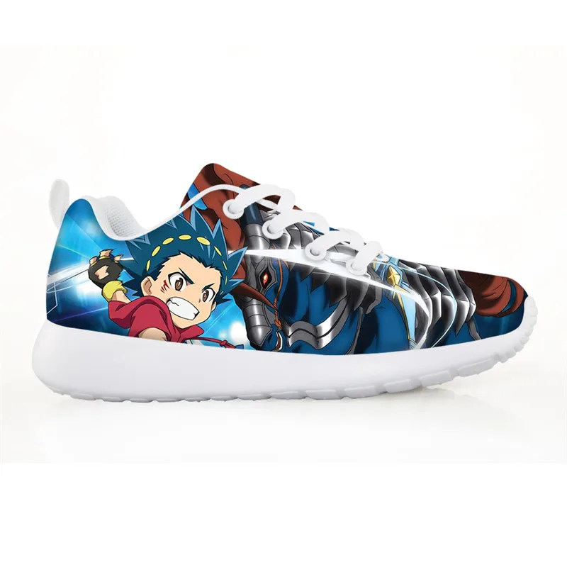 Новые осенние Beyblade Burst с рисунком детская спортивная обувь для девочек и мальчиков повседневная обувь ультра-легкая мягкая подошва дышащая детская спортивная обувь