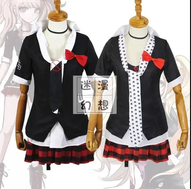 Danganronpa Косплей Дзюнко Эносима Emboitement Inushio Kimuchi символ знак Марка Dangan-Ronpa триггер счастливый хаос Косплей Костюм