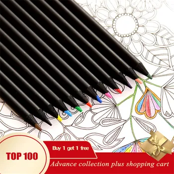 

12 lapices de colores profesionales dibujo coloring kredki coloriage escolar material escolar art pencils set papelaria criativa