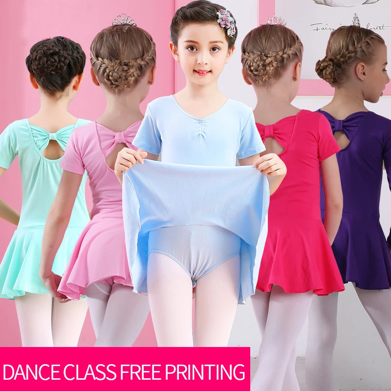 Nueva ropa de Ballet para niños pequeños niñas de algodón de una sola pieza espalda lazo ajustado suave falda de Ballet danza la práctica ropa|Ballet| - AliExpress