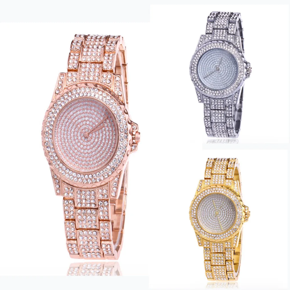 

Watch Women Stainless Steel Mesh Band Analog Quartz Wristwatch Fashion Luxury Ladies Golden Rose Gold Watch Clock Reloj Mujer