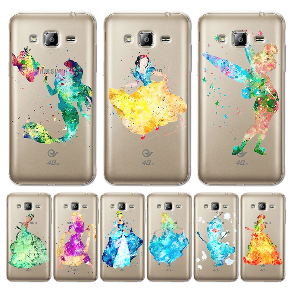 Роскошный мультяшный чехол принцессы для samsung Galaxy J3, J4, J5, J6, J7, J8 Plus,,,, J2 Prime, чехол для телефона, чехол, Etui funda capa