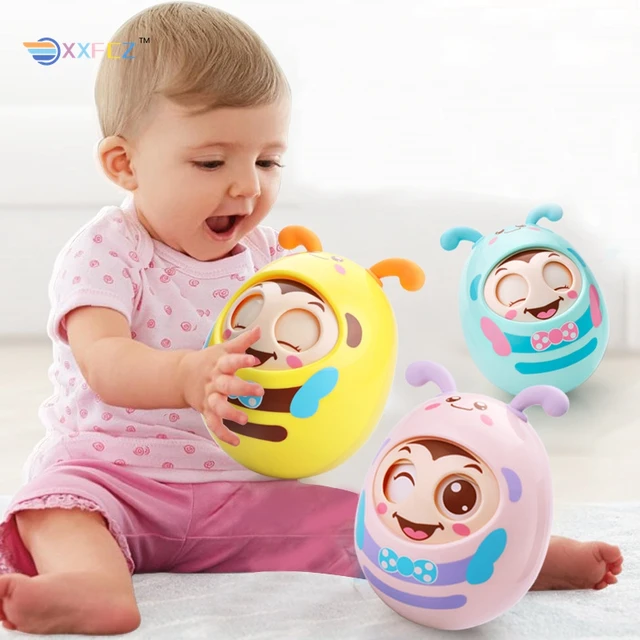 Baby Rattle Mobile Doll Bell Blink Eyes Teether Toy Fun for Newborns Gift Baby 0-12 Months Toys Babies Interactive Toys for Kids 1