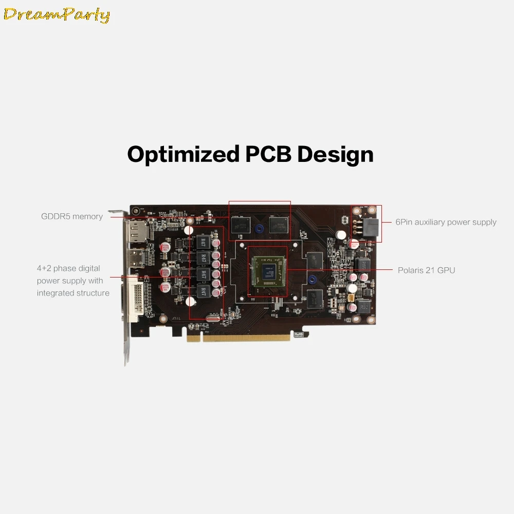  Rx560D 4Gb Gddr5 Pci Express 3.0 Directx12 Video Gaming Graphics Card External Graphics Card 128bit