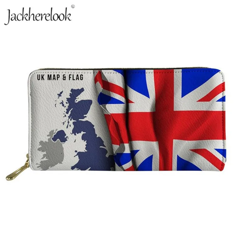 Jackherelook мини клатч кошелек для женщин британский флаг Pu-кожа монета/мешок для денег Национальный флаг дизайн кошелек для женщин/женщин - Цвет: HMH182Z21