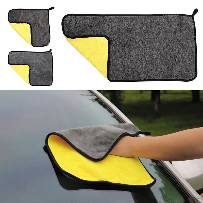

VEHOME Thick Cleaning Towel Super Absorbent Car Wiping 30*30 Style 30*60 Washing Polishing Cloth Car Wash Kit