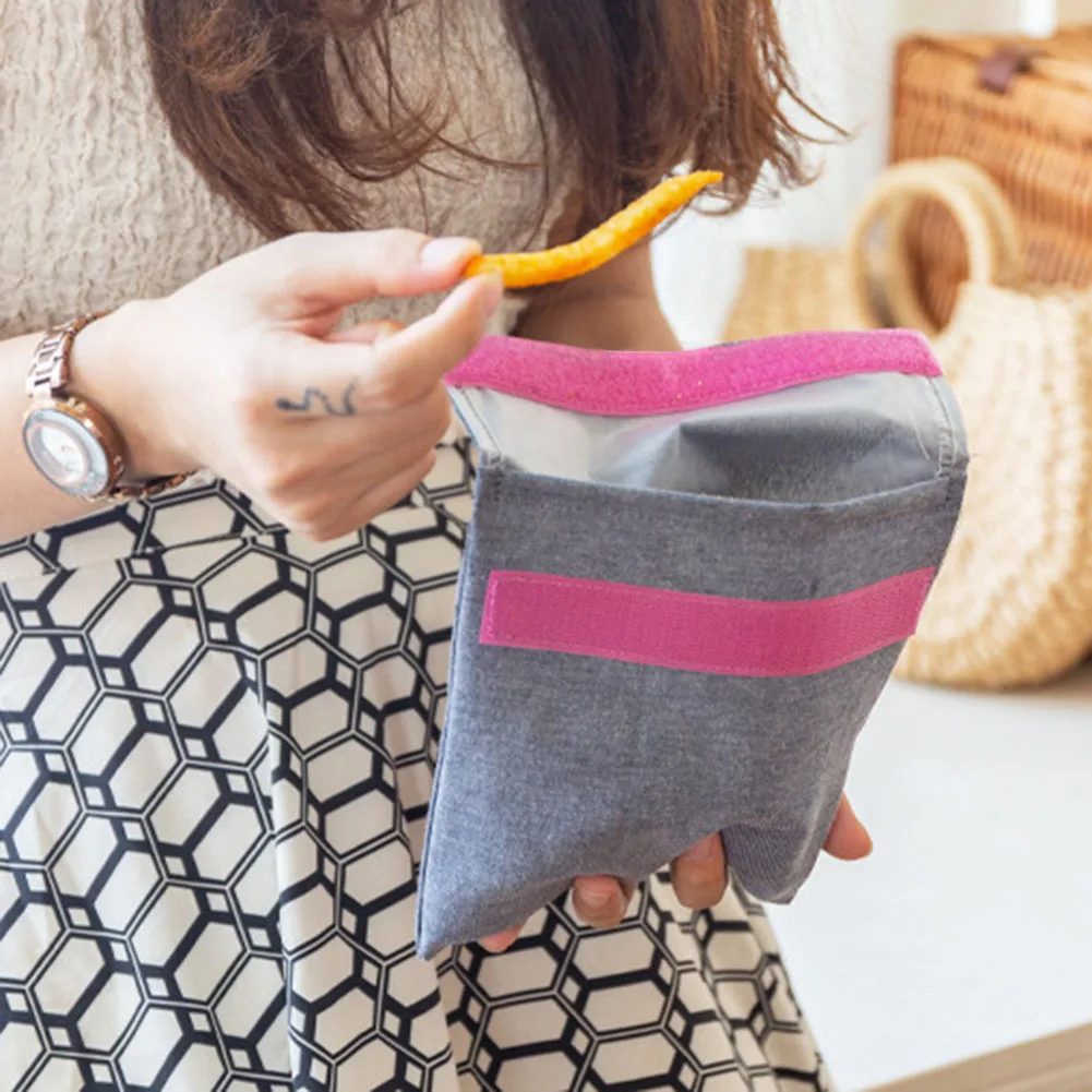 Snack Sandwich Bag Reusable Washable Lunch Multifunctional Fruit Storage Pouch Container For Parent-child School Work Travel | Дом и сад