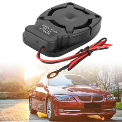 Brand New DC12V Car Vehicle Anti-Theft Alarm Speaker Horn 6 Sound 110db Security System Accessories Burglar Alarm Black