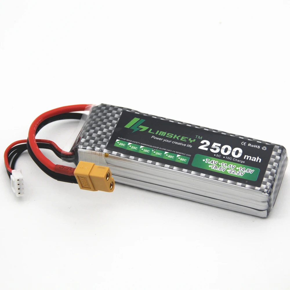 3 шт./лот 3S 11 1 В 2500 мАч 35C LiPo батарея XT60/T/JST/EC5 разъем для RC автомобиля самолет