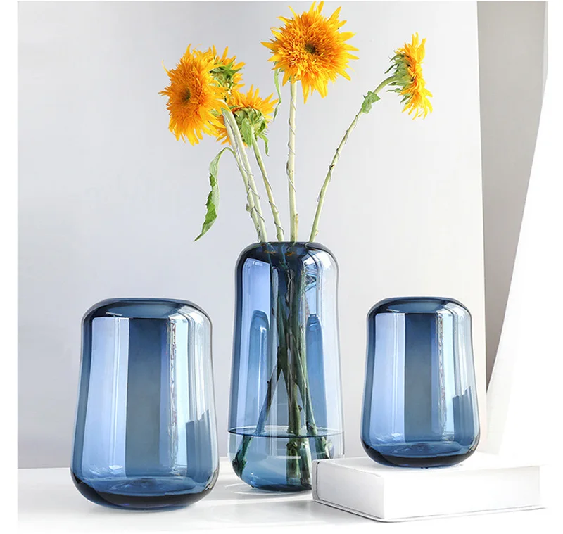 Strongwell vaso de flor transparente vidro hidroponia
