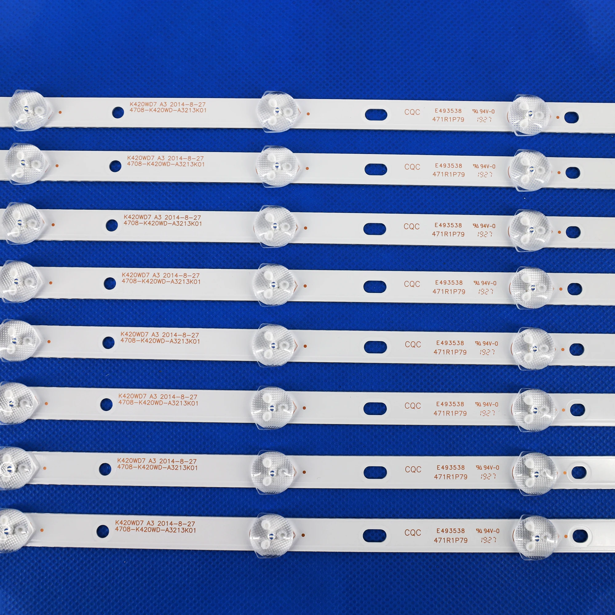 LED Ʈ Ʈ, 43PFT4001 43PF5459 42PUF6052 K420WD7 4708-K420WD-A3213K01 K420WDB TH-43C500C, 5LED, 415mm, 8 