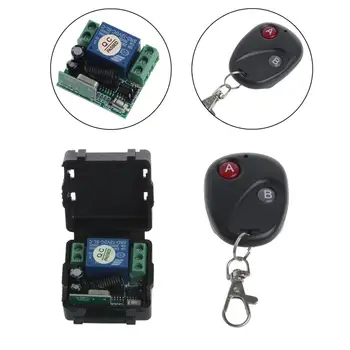 

DC 12V relay 1CH 433MHz wireless RF Remote Control Switch Transmitter + Receiver