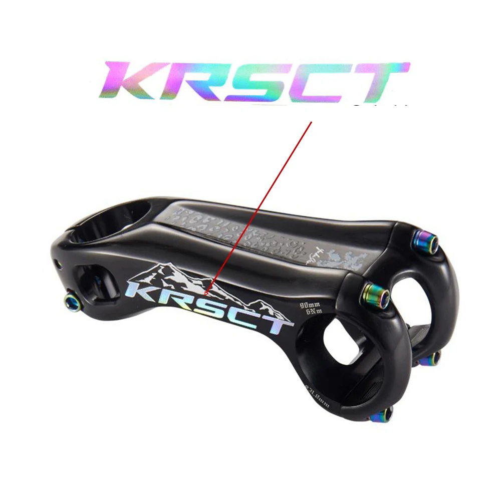 KRSCT руля велосипеда дорожный 20 градусов руля дорожный MTB велосипед Легкая ручка 7075CNC ручка из алюминиевого сплава 28,6/31,8 мм 80/90/100 мм