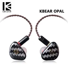 KB OOR Opal Hifi In Ear Oortelefoon 3.5mm MMCX Oordopje Bedrade Koptelefoon Oordopjes Met Metal Plated LOGO Headset Voor PK KZ ALS 10 ZS 10(China)