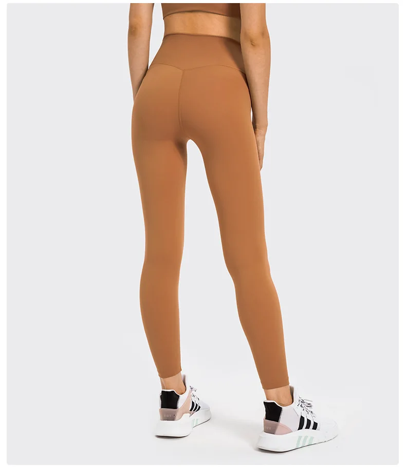 NWT Custom Logo 25 CLASSIC 3.0 No Camel Toe Yoga Pants Sport Leggings  Women Skin Feel