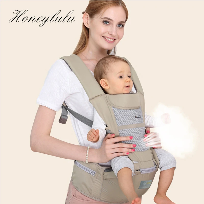 Honeylulu Baby Carrier всесезонный слинг для новорожденных Многофункциональный кенгуру для ребенка эргономичный рюкзак эргорюкзак Hipseat