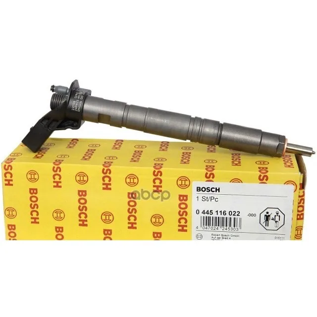 Форсунка Дизельная Cr Vag: A4/A5/A6/Q5/Q7/Touareg 2.7tdi/3.0 Tdi 2004= Bosch арт. 0445116022