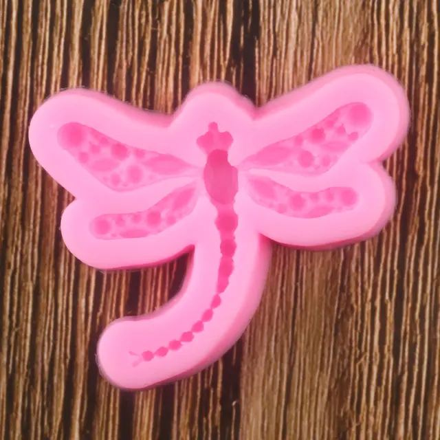 Dragonfly Szilikon Formák Ékszer Polimer Agyag Penész Cupcake Topper Fondant Sütemény Díszítő Szerszámok Cukorkás Csokoládé Gumpaste Penészek - Image 5