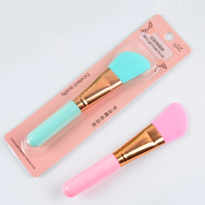 

Soft Silicone Face Mask Brush Facial Mud DIY Mixing Applicator 4 Colors Reusable Cosmetic Beauty Tools