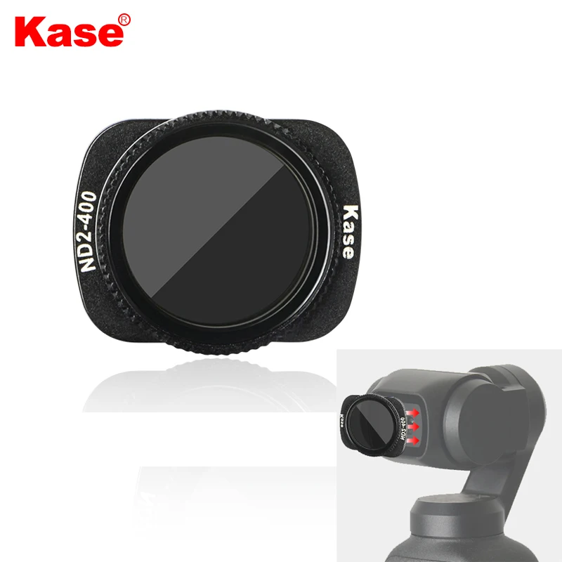 Günstig Kase Variable MC ND VND Neutral Dichte Filter ND2 400 Magnetische Design Optische Glas für DJI OSMO Tasche Handheld Kamera