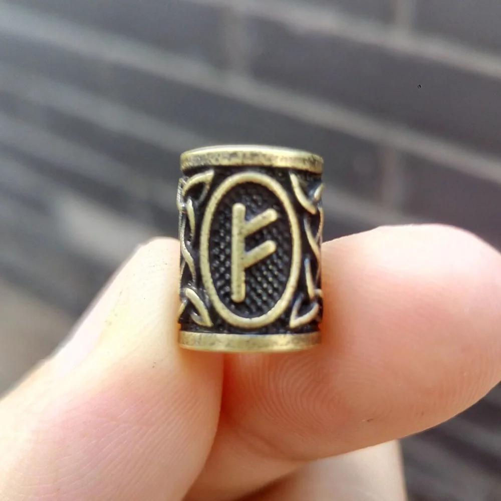 Lunavin Viking Rune DIY бусины для бороды изготовления ювелирных украшений аксессуары
