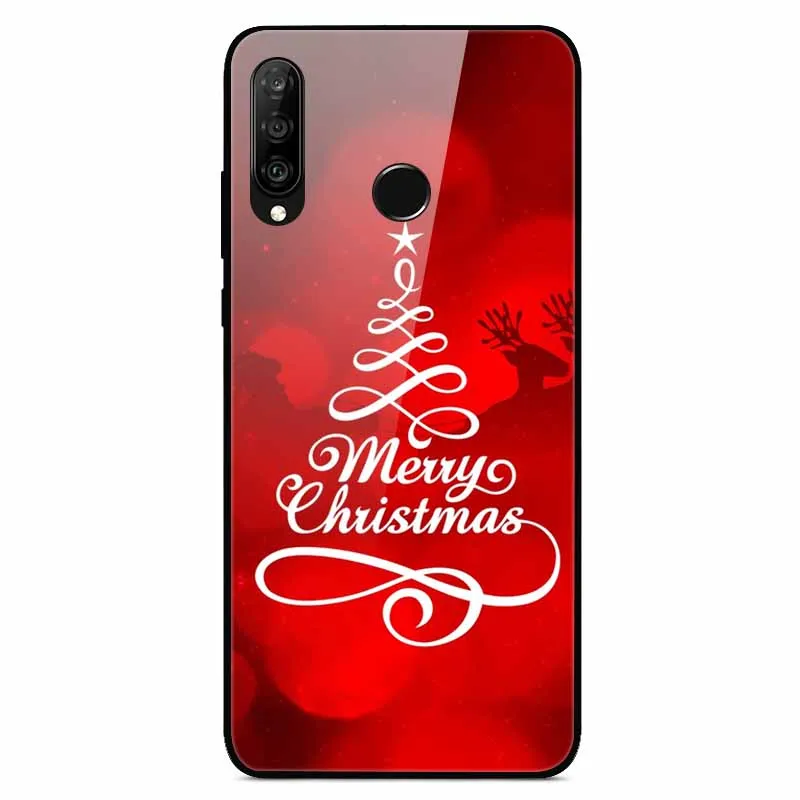 17 Рождественский чехол для huawei honor 20S 10i, закаленное стекло, жесткий чехол для телефона honor 20 Pro, чехол 20Pro, чехол для honor 10 lite - Цвет: 17