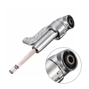

New 105-Degree Angle Extension Drill Bit For Screwdriver 1/4 Inch Angled Drill Chuck Adjustable Hex Socket Wrench Adaptor