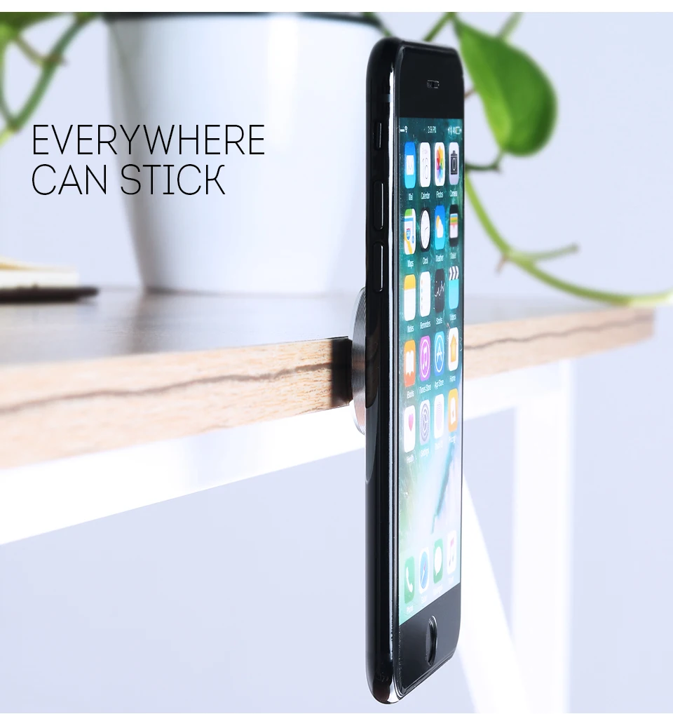 Magnetic Mobile Phone Holder Car Dashboard mobile Bracket Cell Mount Stand Universal Magnet wall sticker Silver | Мобильные телефоны