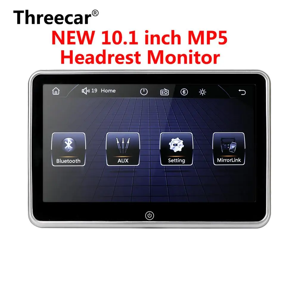 US $50.75 10 Inch Ultra Thin Car Headrest Monitor Mp5 Player Mirror Link Android