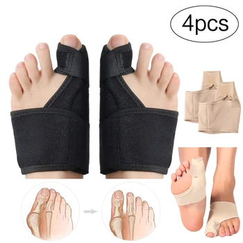 

New foot thumb valgus orthosis and Silicone hallux valgus orthosis Foot care tool toe separator correction set