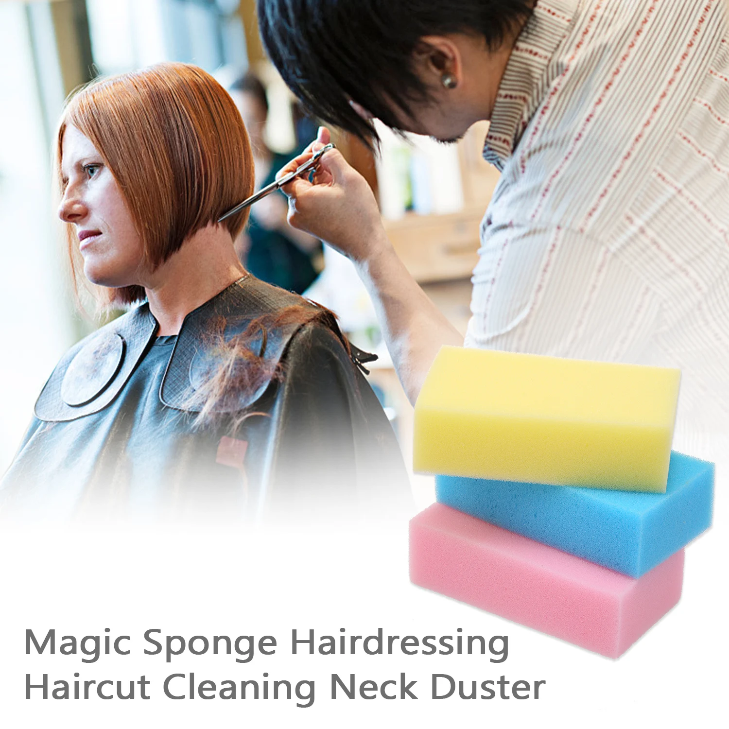 Barber Soft Neck Duster Magic Sponge Hairdressing Haircut Cleaning
