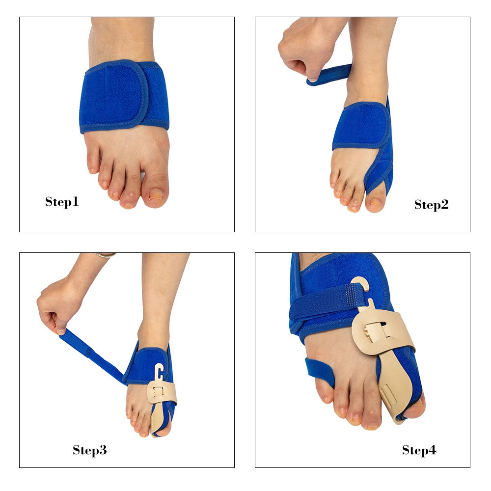 

Big Toe Bunion Corrector Hallux Valgus Straightener Bunion Splint Foot Pain Relief Orthotics Foot Care Bunion Corrector
