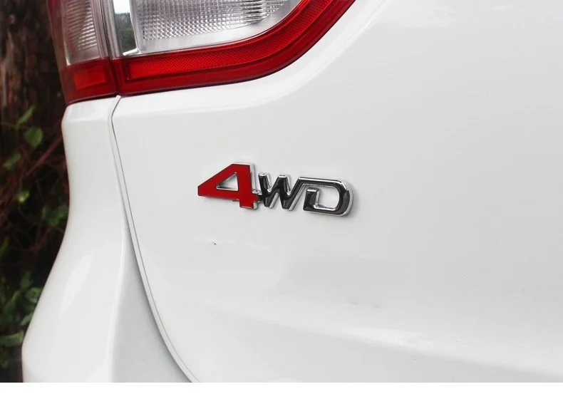 Автомобильный стиль 3D хромированная металлическая наклейка 4WD смещение Эмблема