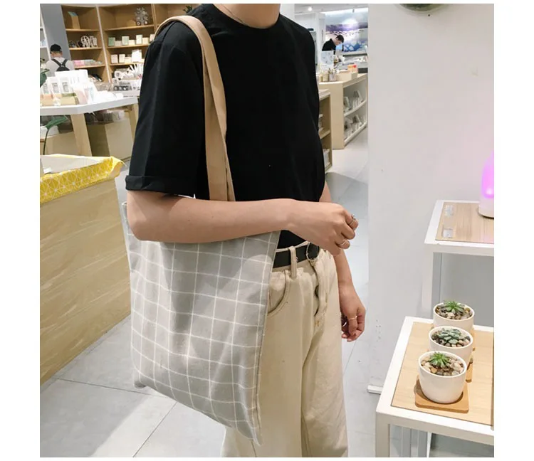 Heavy Duty Canvas Reusable Shopping Tote Bag (6)