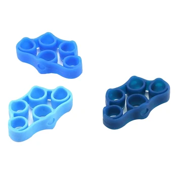 

3 in 1 Finger Stretcher Resistance Bands Hand Extensor Exerciser Finger Grip Strengthener Strength Trainer for Forearm Exercise