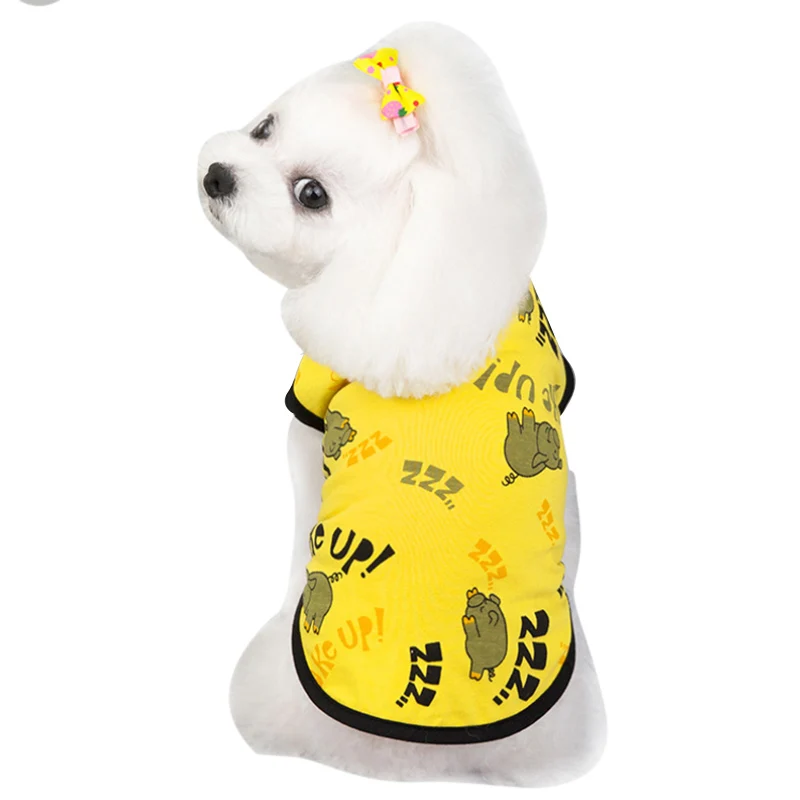 Летняя одежда для собак хлопковые футболки кошек чихуахуа|clothes for dogs|dog clothesclothes small