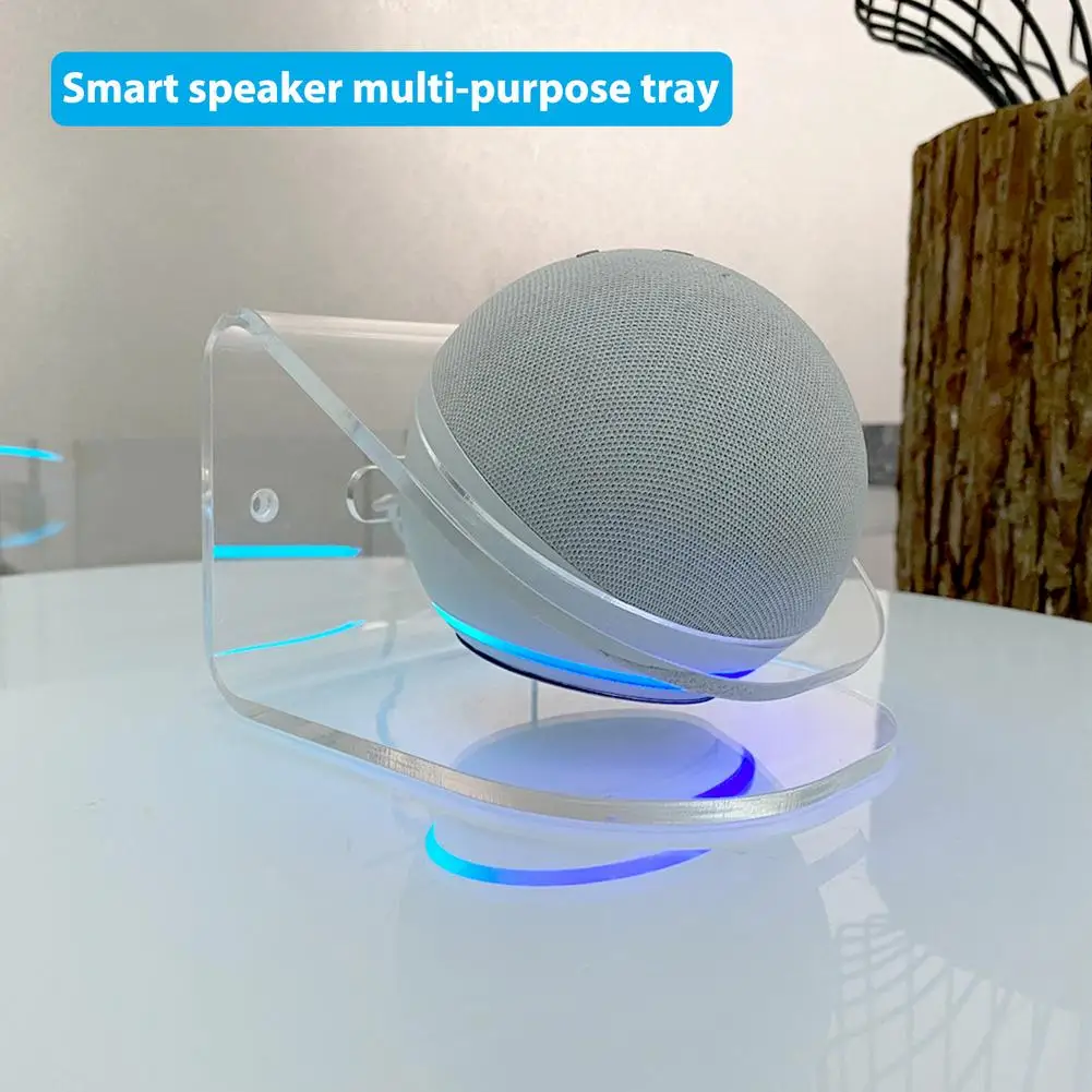 Per Alexa Echo Dot Supporto Per Montaggio A Parete Di 4 Generazione Supporto Per Altoparlante Supporto Stabile Supporto Per Staffa Salvaspazio Standar