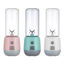 Портативная USB электрическая соковыжималка для фруктов, 400 мл, ручная соковыжималка для смузи, пеших прогулок, воды, перемешивания фруктов, перезаряжаемая мини-сока#0813