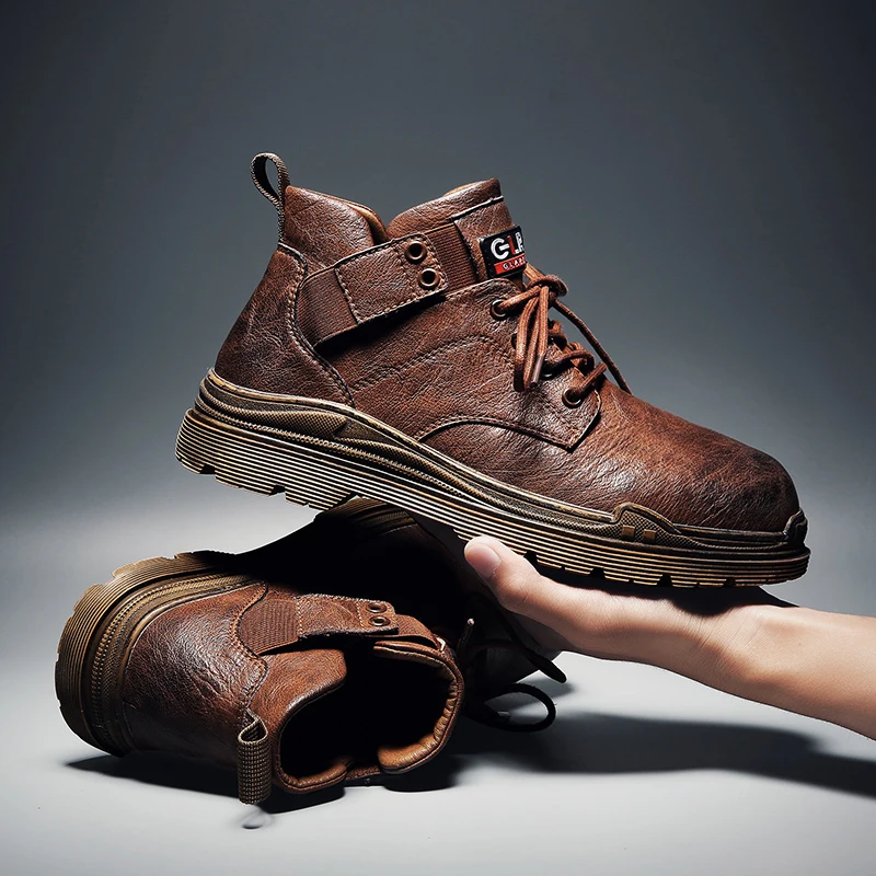 

Casual shoes men's Korean version of the trend of wild men's shoes 2019 winter new shoes men's tide shoes men's British shoes
