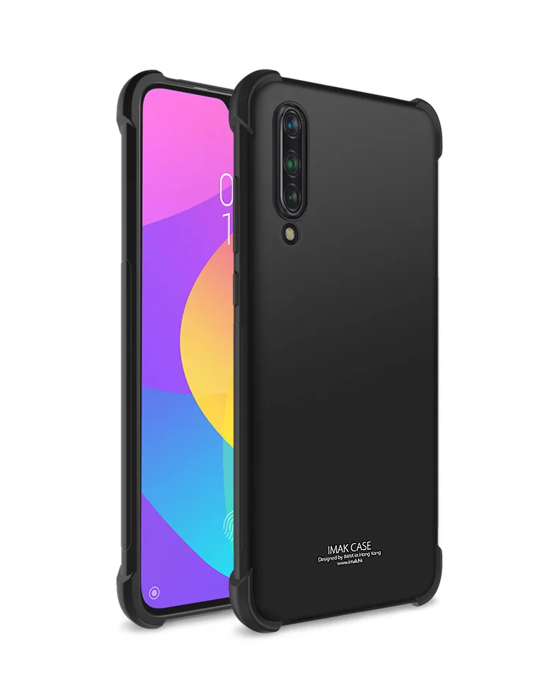 IMAK Xiaomi mi CC9 чехол mi CC9 Силиконовый мягкий прозрачный ТПУ чехол для Xiaomi mi CC9e с пленкой