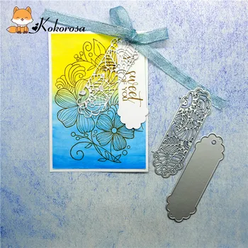 

Kokorosa Cutting Dies Metal Dies Leaf Flower Tag Die Scrapbooking Album Card Making Embossing Stencil Diecuts Decoration