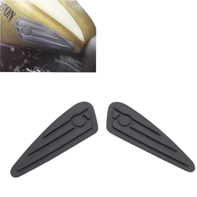 

Motorcycle Sticker Tank Traction Pad Vintage Side Knee Grip Protector Decal For Harley Honda Suzuki Cafe Rcaer Pegatinas Moto