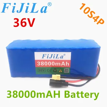 

XT60 36V battery 10S4P 38Ah 800W high power and capacity 42V18650 lithium battery electric car bicycle motor scooter 20A BMS
