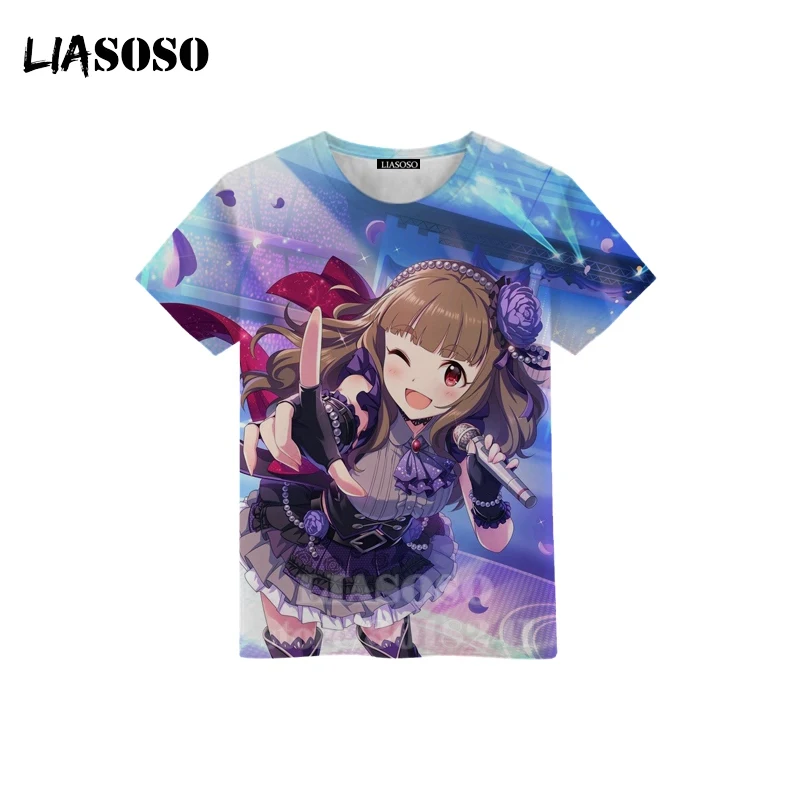 Children MIKA JOUGASAKI Sweatshirt 3D Print Idol Master Cinderella Girl Anime T Shirt Kids Boy Girl Top Baby Teens Pullover B173 - Цвет: 9