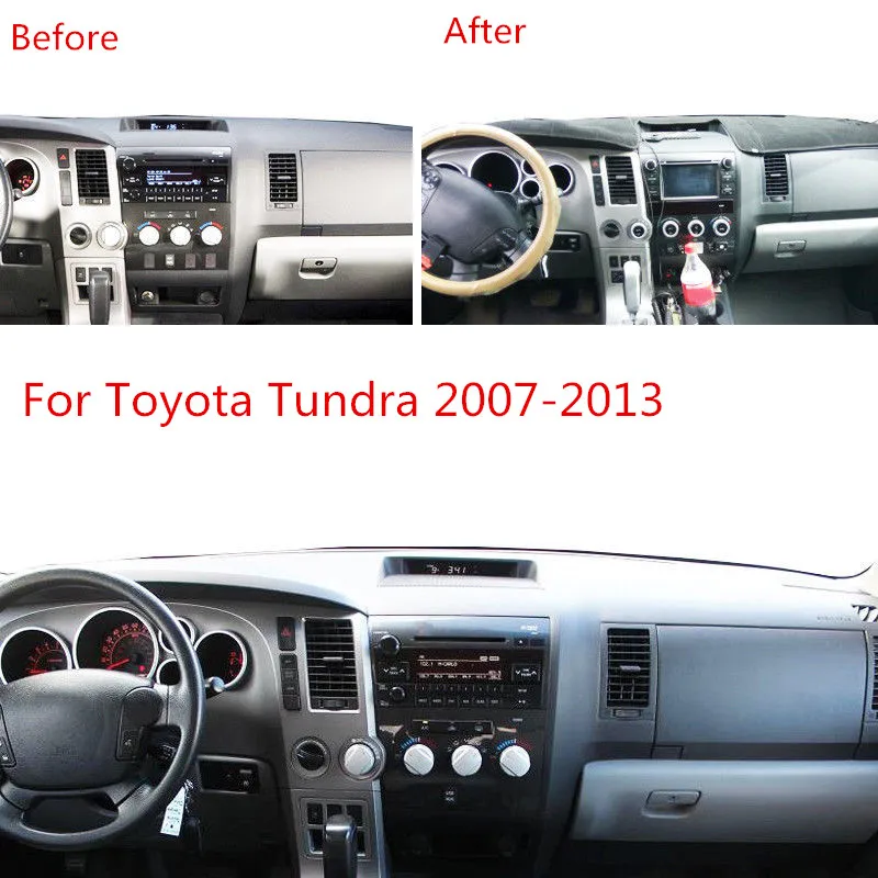 Для Toyota Tundra 2008 2009 2010 2011 2012 2013 приборной панели автомобиля крышки коврик козырек от солнца инструмент ковер автомобильные аксессуары