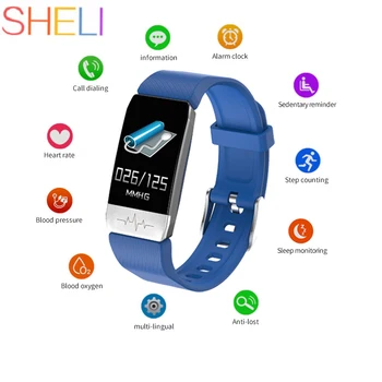 

T1S Smart Watch Women Men Body Temperature Measure Blood Pressure Smartwatch Heart Rate Monitor Health Smart Wristbands Bracelet