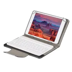 Portátil tablet teclado caso bluetooths teclado para tablet caso de couro do plutônio suporte capa para almofada adequado para 9 11 Polegada tablet