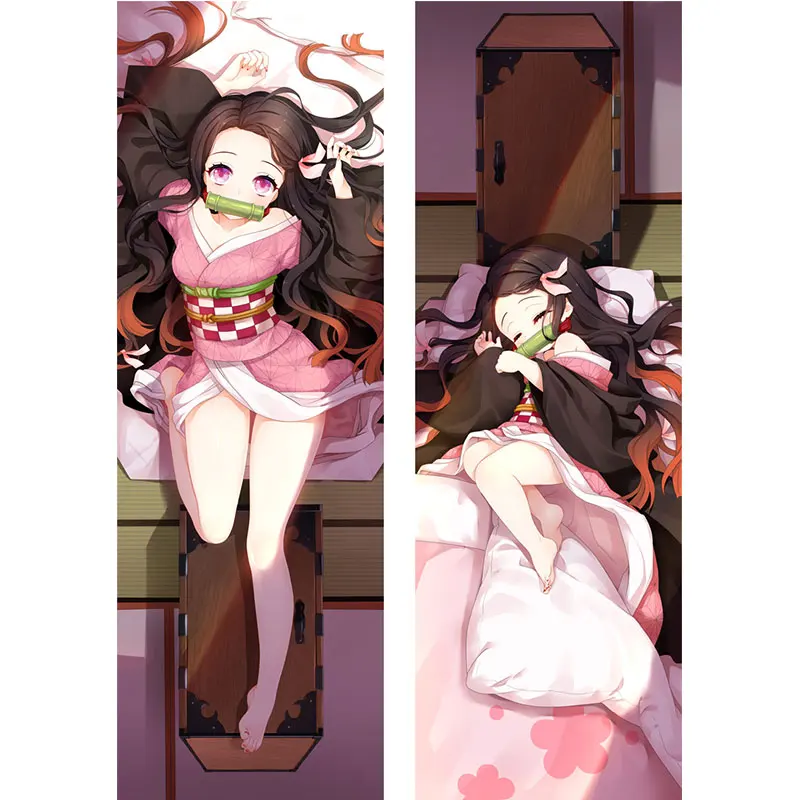 Индивидуальная наволочка с аниме уникальный Косплей Dakimakura длинная подушка для объятий чехол на молнии - Цвет: 19064-1